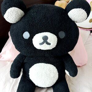 Black Monochrome Rilakkuma Plush (XL)